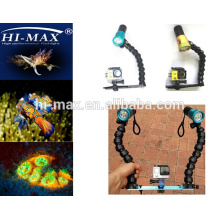 Hi-max V11 Diving equipment scuba flashlight led 2400lm scuba diving video torch
